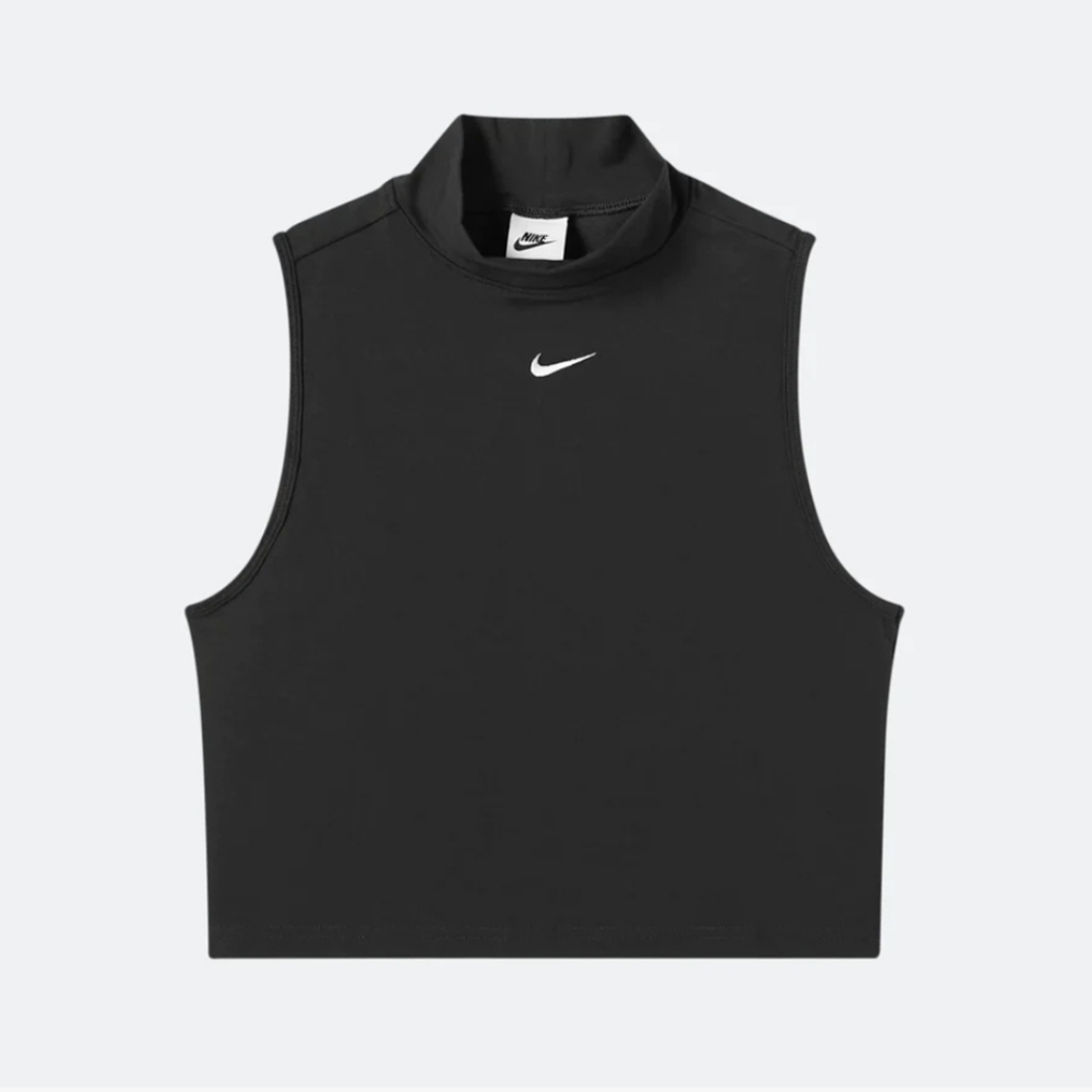 Nike Womens Swoosh Tank Top Essentials Sleeveless Mock Neck Top Size XXL